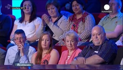 Tenso primer debate en televisión sobre la independencia de Escocia