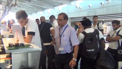 Πλάνα λίγο πριν την αναχώρηση της Ομόνοιας