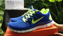 Cheap Nike Free Run-Nike free 5.0  Mens Shoes Blue Green Review From www.tradingaaa.cn