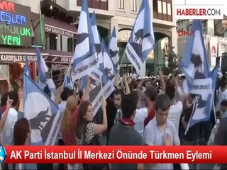 AK Parti Binası Önünde 'Kerkük' Eylemi