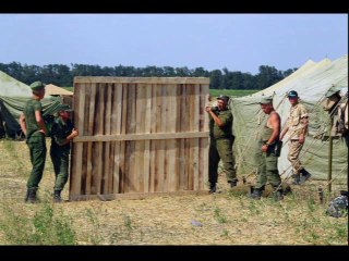 Soldats refugiés