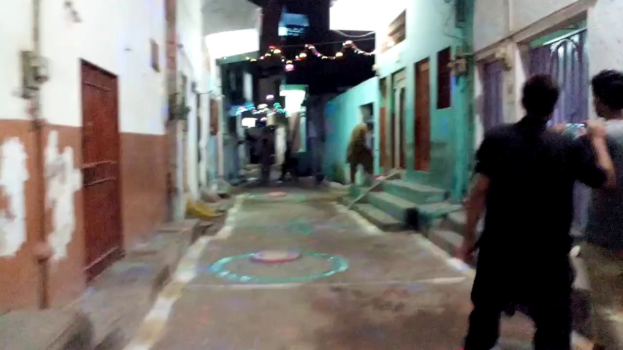 Beautiful Street of future colony