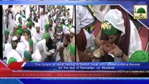 News 25 July - The lovers of Itikaf having a meal with Ameer e Ahle Sunnat