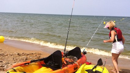 La pêche au maquereau en kayak à cabourg
