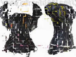 Cheap and Beautiful Black Overbust Corset