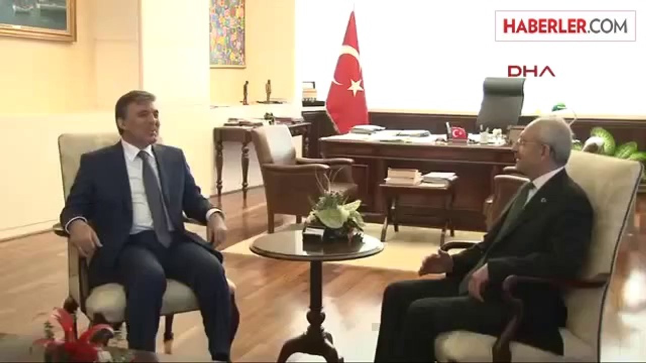 Cumhurbaşkanı Gül'den Kılıçdaroğlu'na Veda Ziyareti