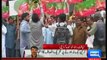 PTI Workers Protesting When Pakistan Railways Refuses To Provide Special Train For Long March