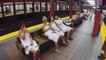Improv Group Opens Spa On Hot And Humid Subway Platform