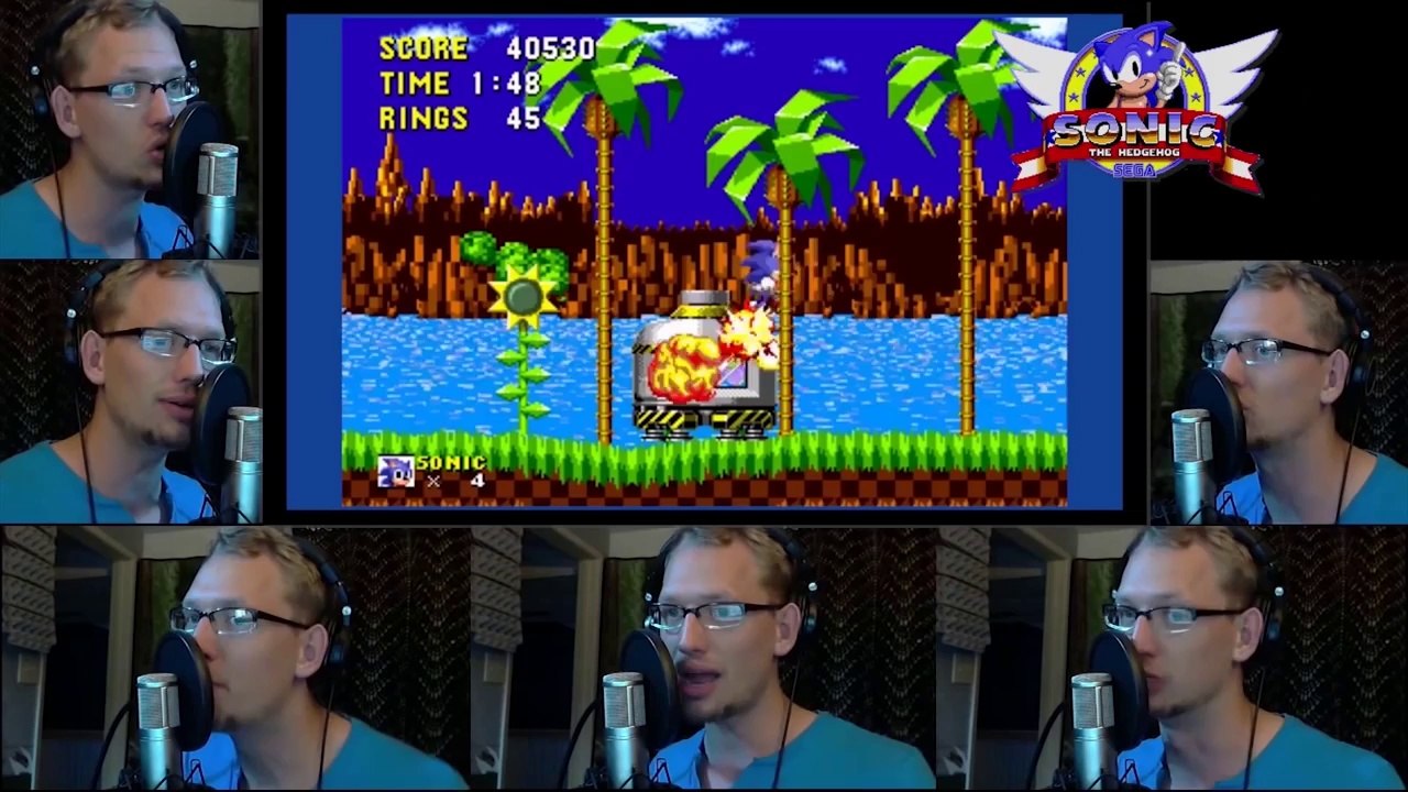 Evolution des musiques de Jeu Vidéo chanté Acapella!