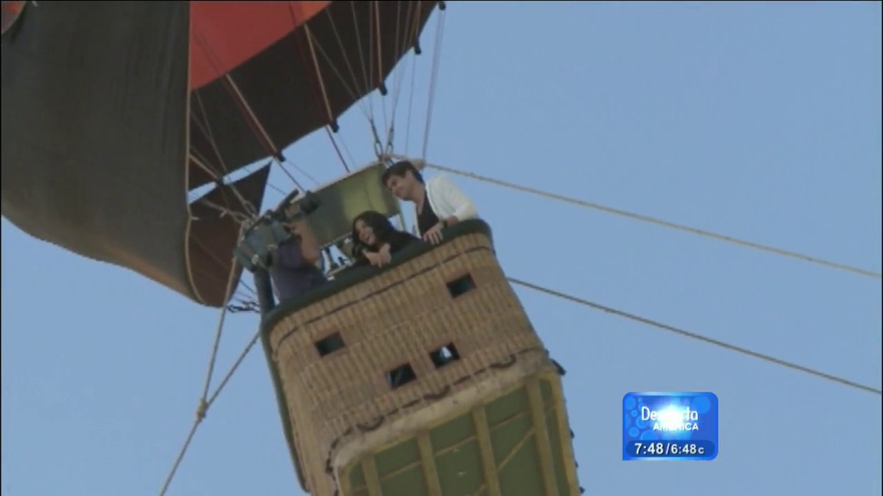 Maite Perroni y Daniel Arenas por las nubes en LG