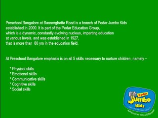 Play Schools at Bannerghatta Road, Bangalore