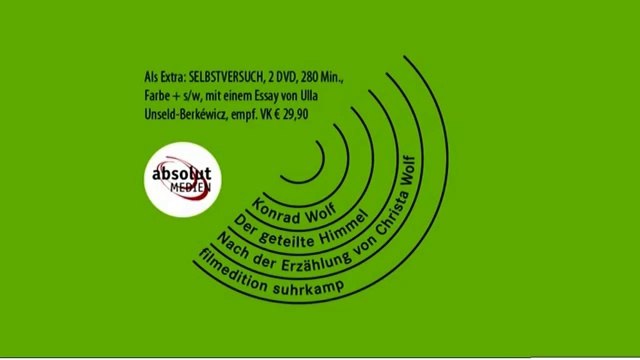 DER GETEILTE HIMMEL. Ein Film von Konrad Wolf. DVD-Trailer