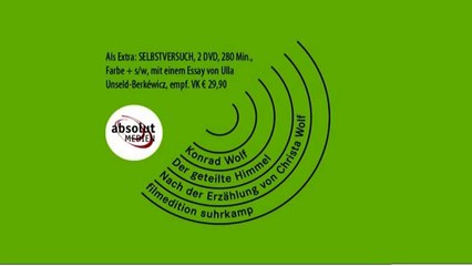 DER GETEILTE HIMMEL. Ein Film von Konrad Wolf. DVD-Trailer