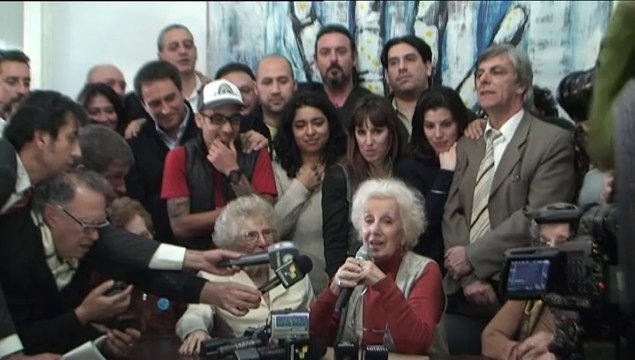 Es localizado el nieto de la presidenta de las Abuelas de Plaza de Mayo