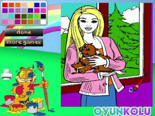 Barbie Boyama Oyunu Nasıl Oynanır