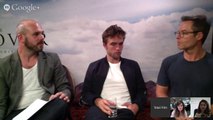 06.08.2014 UK The Rover Google  Hangout with Robert Pattinson and Guy Pearce