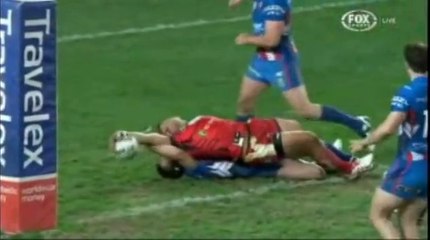 Benji Iron Man Marshall fait l’amour à la défense des Roosters