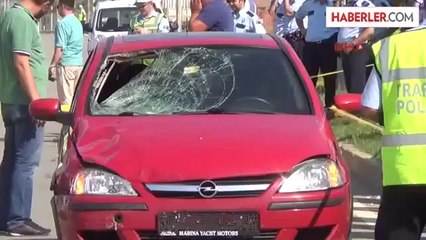 Otomobilin Çarptığı Motosiklet Sürücüsü Öldü