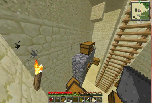 Minecraft живот на село #4-Тимбър мод и честове по стената