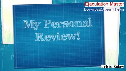 Ejaculation Master PDF Free [Get It Now]