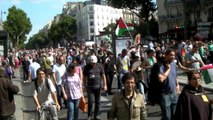 Manif Palestine, Bd Montparnasse, 2 aout 2014