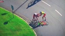 Cyclisme : Deux coureurs se battent au Tour du Portugal 2014