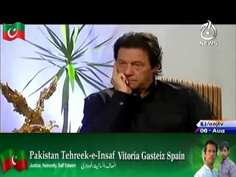 Live With Talat (Exclusive Interview With Imran Khan) – 6th August 2014 – Part 2