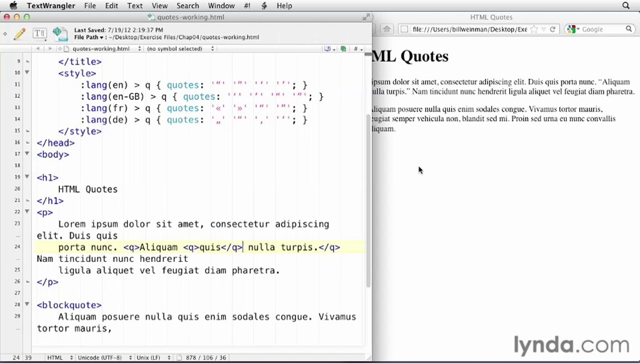 24- Using quotations and quote marks