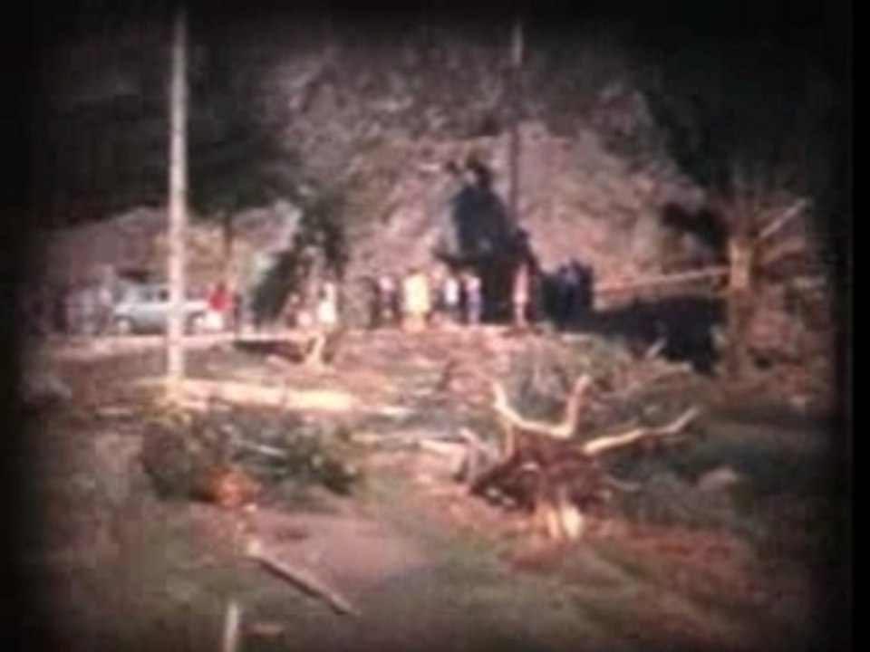 Lamastre Crue  du Doux Aout 1963