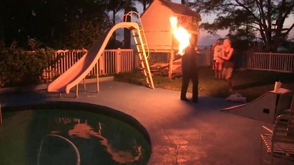 Lighting Myself On Fire - Running in High Heels - Watermelon and Rubber Bands Top Challenges #55.