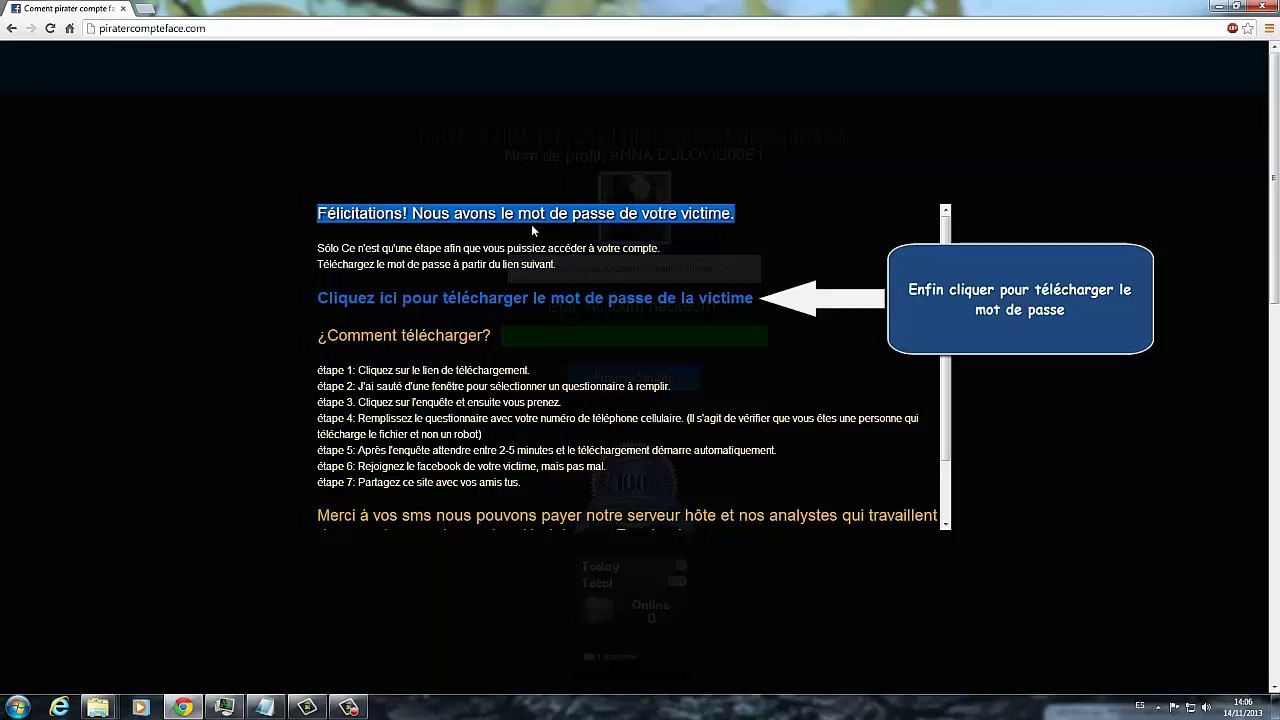 Pirater comptes facebook Gratuitement fonctionne!!! [Octobre 2014]