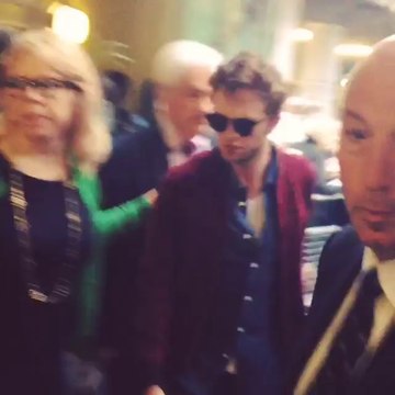 06.08.2014 UK The Rover Fan Robert Pattinson Arriving Q&A and Screening at BFI Southbank
