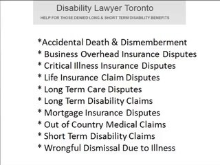Disability Legal Disability Lawyer in Toronto