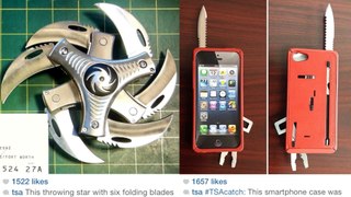 Crazy Weapons Confiscated by TSA Now on Instagram