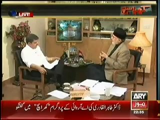 Tahir-ul-Qadri in Khara Sach With Mubashir Lucman (6th August 2014) 4 Din Aur…
