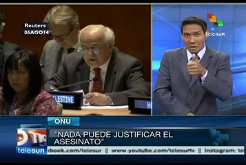 Riyad Mansour: Sin justificación, la desmesurada agresión de Israel