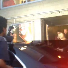 06.08.2014 UK The Rover Fan Robert Pattinson leaving Q&A and Screening at BFI Southbank