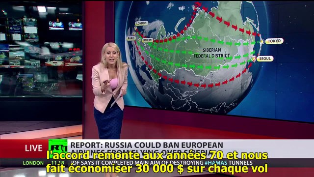 RT. Possible interdiction des vols transsibériens S/T