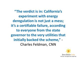 The Failures of today's Electric Industry