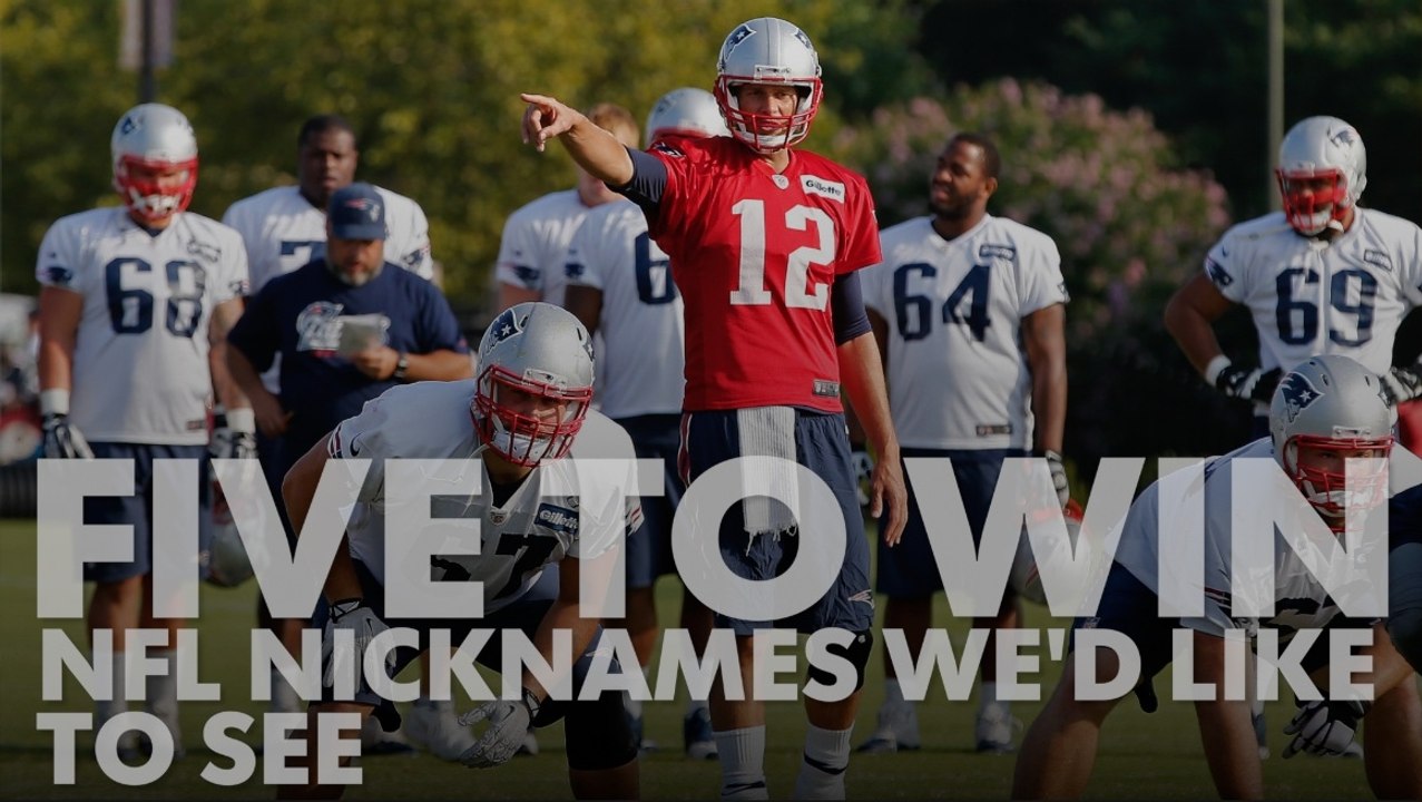 Five to Win NFL Nicknames We'd Like To See video Dailymotion