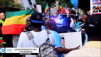 Les combattants des USA ont organisé une grande manifestation contre KABILA à Washington1