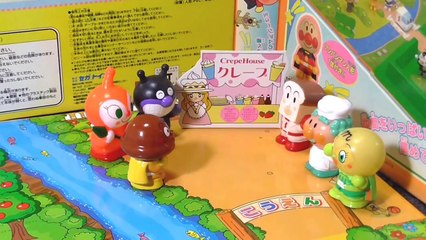 アンパンマン おもちゃでアニメｗｗ パン工場からバスに乗ってこうえんへGo♪