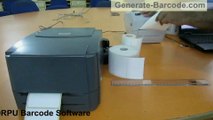 Process to print 2D Barcodes using thermal printers