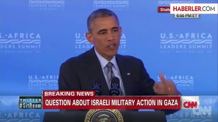 Obama: Hamas'a Değil Ama Gazze Halkına Sempatim Var