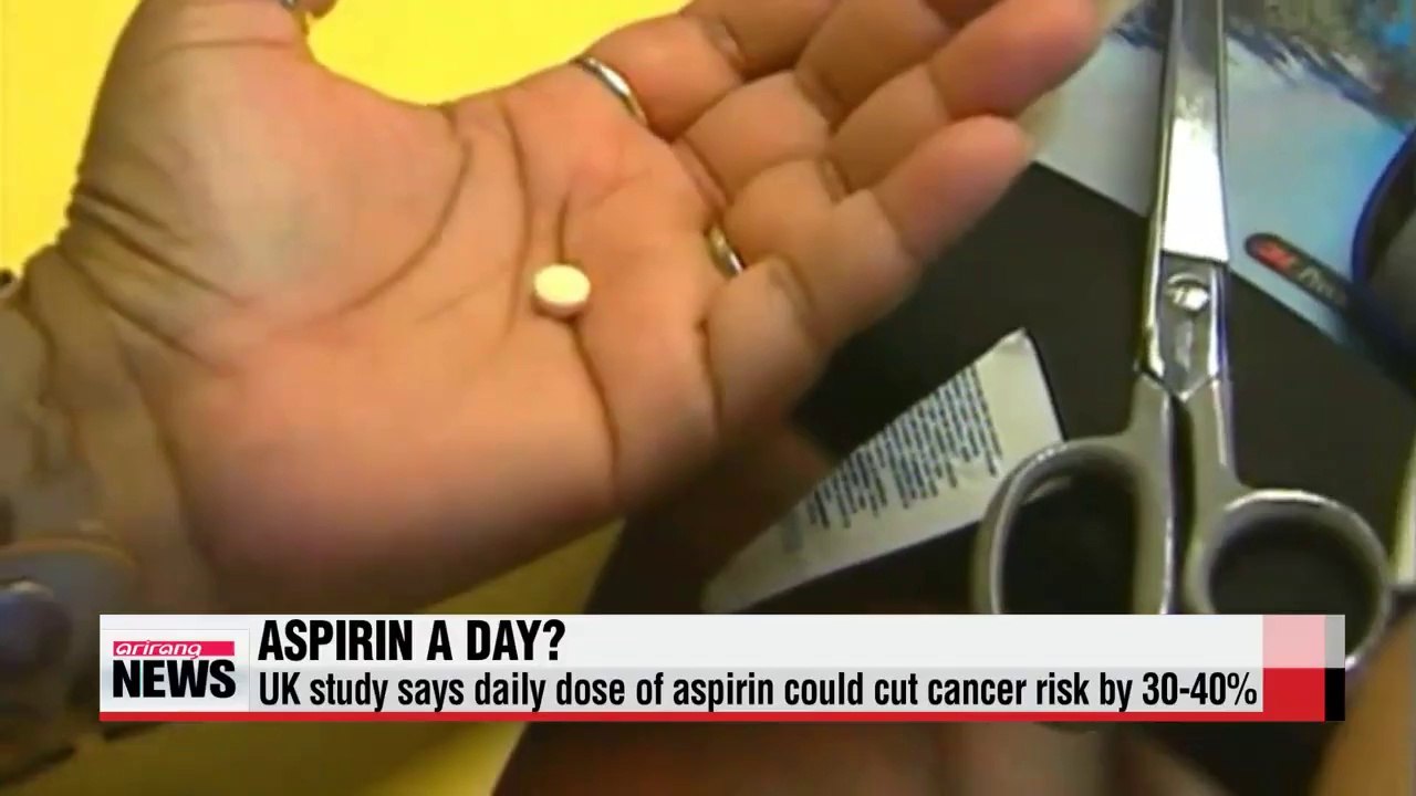 UK study Aspirin a day cuts cancer risk