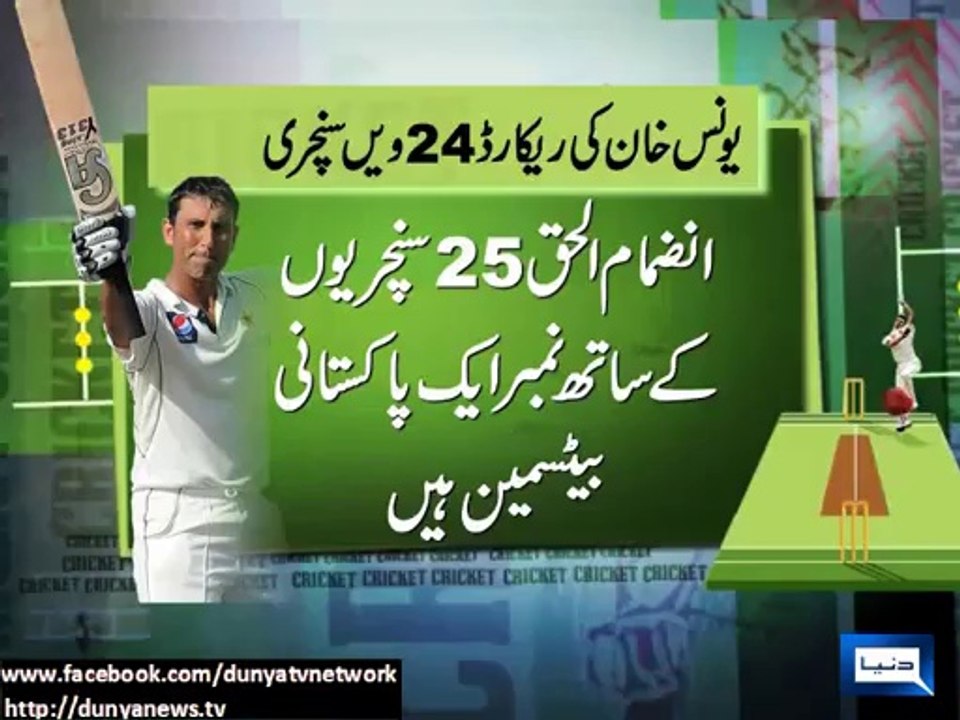 Galle Test- Younis scores 24th century