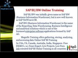 SAP BI/BW Overview | SapBI/BW training & classes