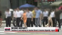 Korea's income disparity after taxation high among OECD nations