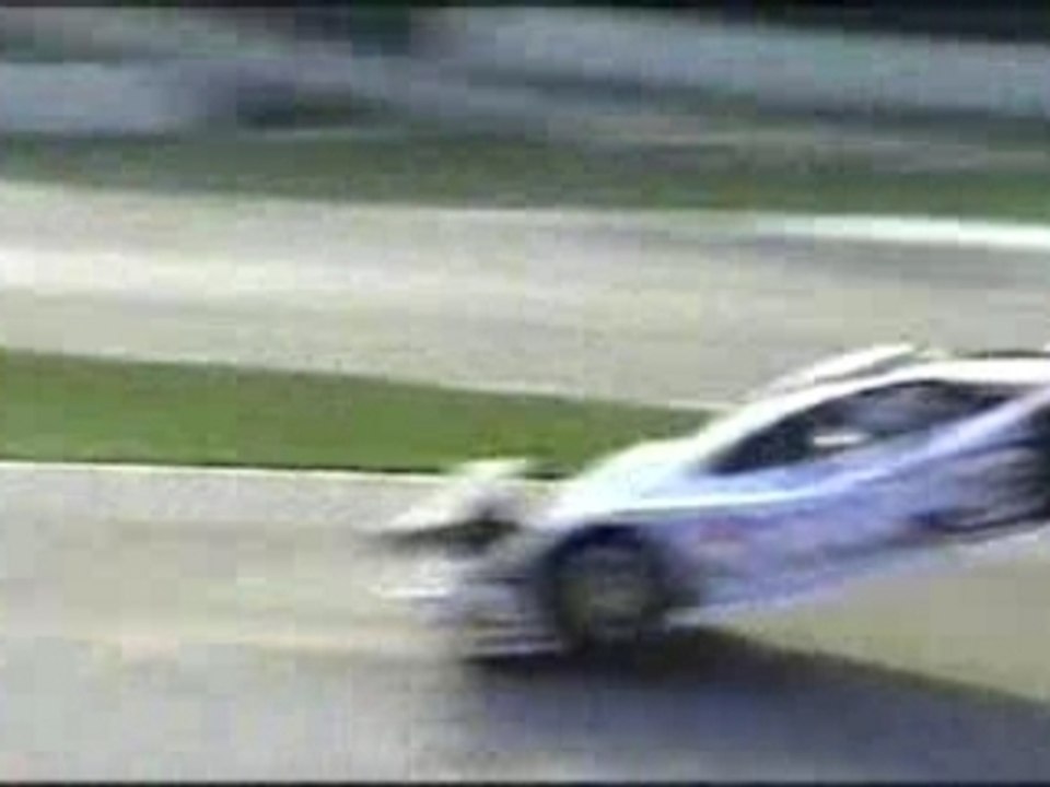 Porsche GT-1 crash
