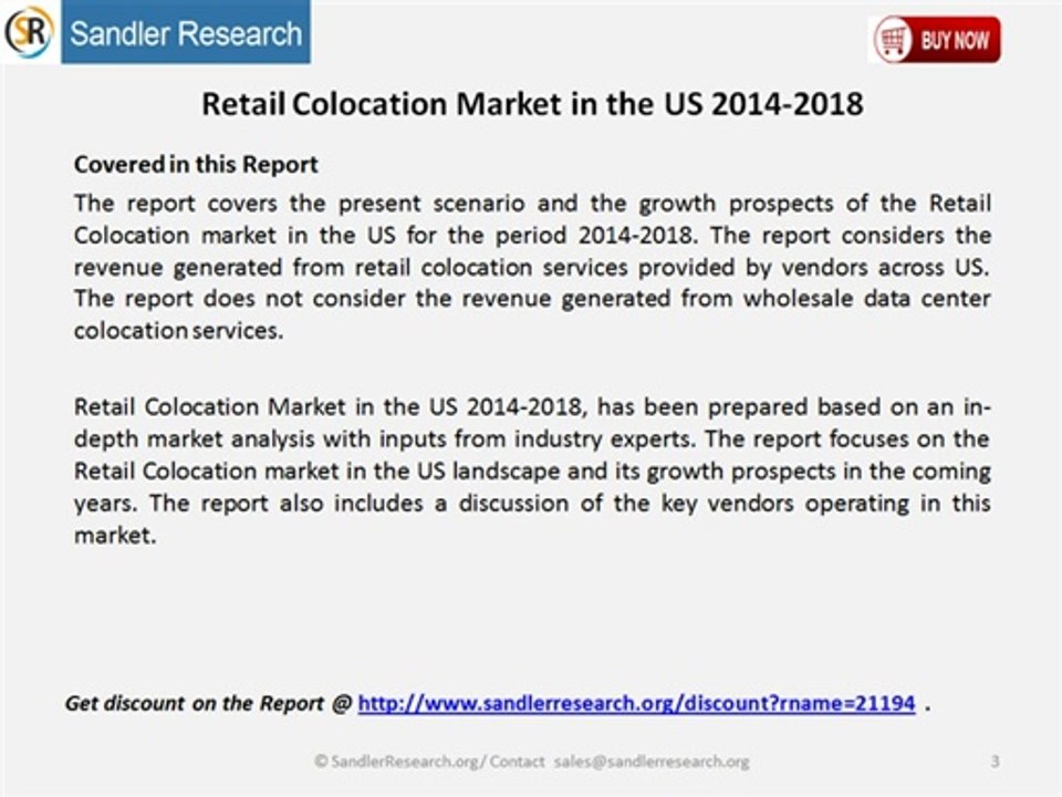 Retail Colocation Market in the US 2014-2018